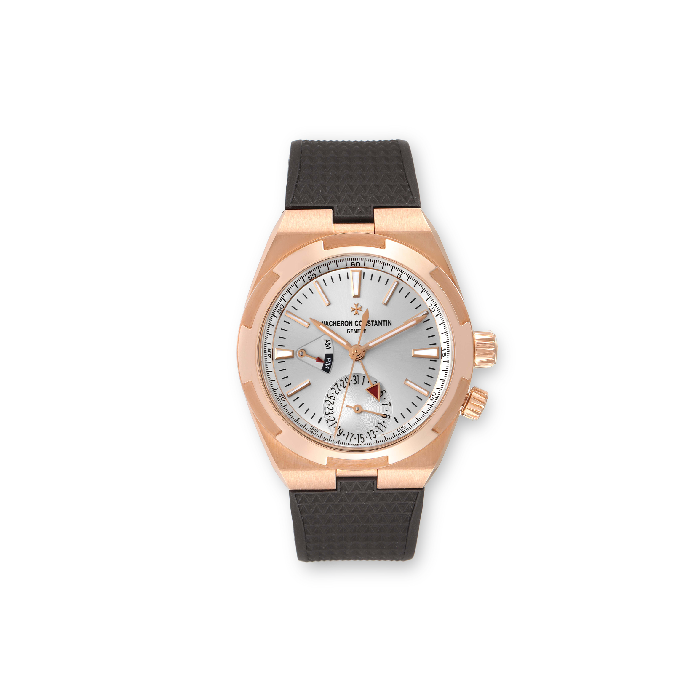 VACHERON CONSTANTIN OVERSEAS DUAL TIME PINK GOLD 41MM 7900V000R-B336